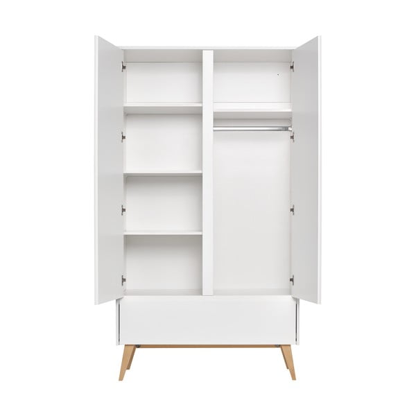 Swing fehér gyerek ruhásszekrény, 100 x 200 cm - Pinio-image-3