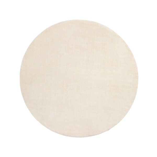 Krémszínű kerek szőnyeg ø 200 cm Empuries – Kave Home