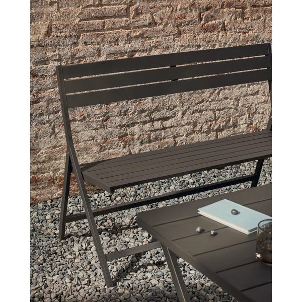 Fekete fém kerti pad Torreta – Kave Home-image-1