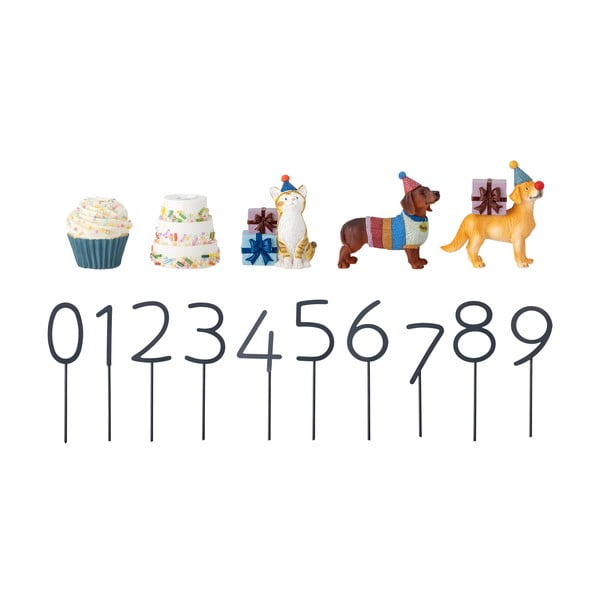 Születésnapi dekoráció 15 db-os Salve – Bloomingville Mini-image-2