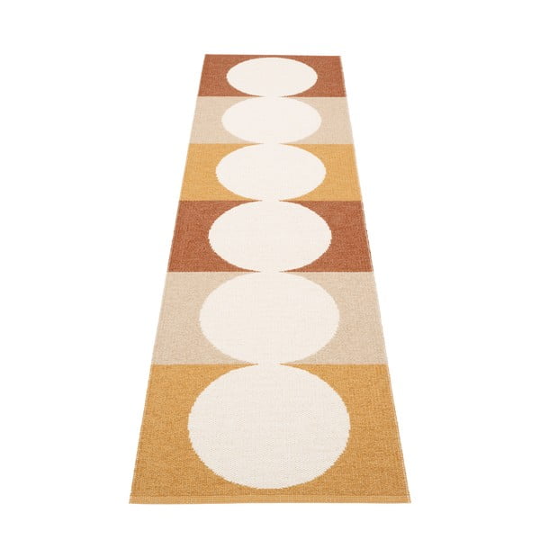 Okkersárga-krémszínű kültéri-beltéri futószőnyeg 70x280 cm Otto Harvest – Pappelina-image-2