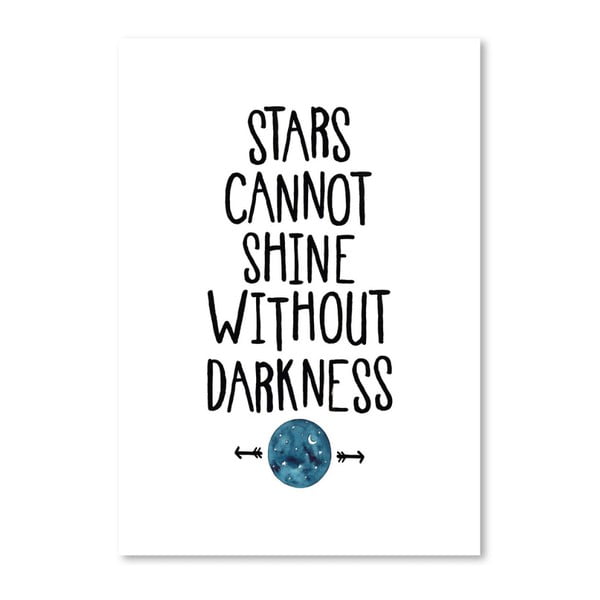 Stars & Darkness plakát, 42 x 30 cm - Americanflat