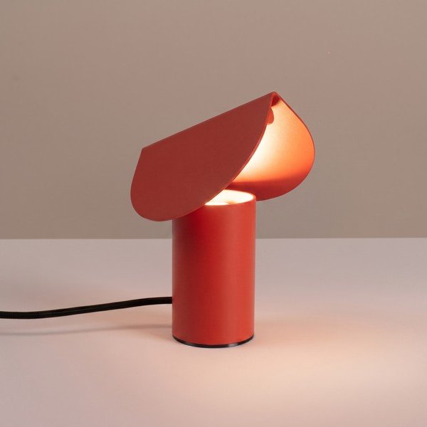 Piros alumínium LED asztali lámpa (magasság 15 cm) BISCUIT – Thoro-image-2