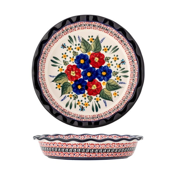 Szervírozó kőedény tányér ø 26,5 cm Florist – Bloomingville