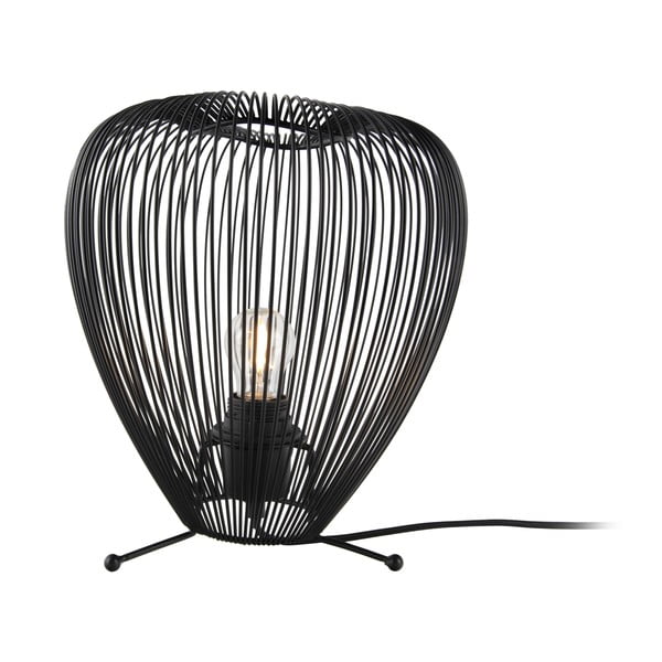 Lucid fekete fém asztali lámpa, magasság 25 cm - Leitmotiv