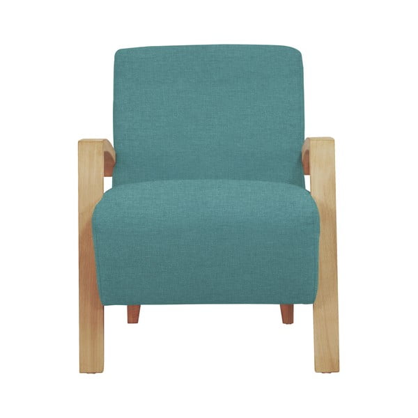 Luna világoskék fotel világos lábakkal - Windsor & Co Sofas-image-2