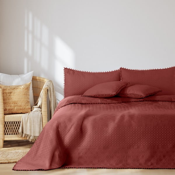 Piros ágytakaró 200x220 cm Meadore – AmeliaHome-image-3