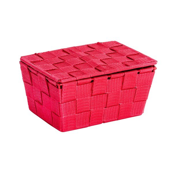 Adria piros tárolókosár fedéllel - Wenko-image-2