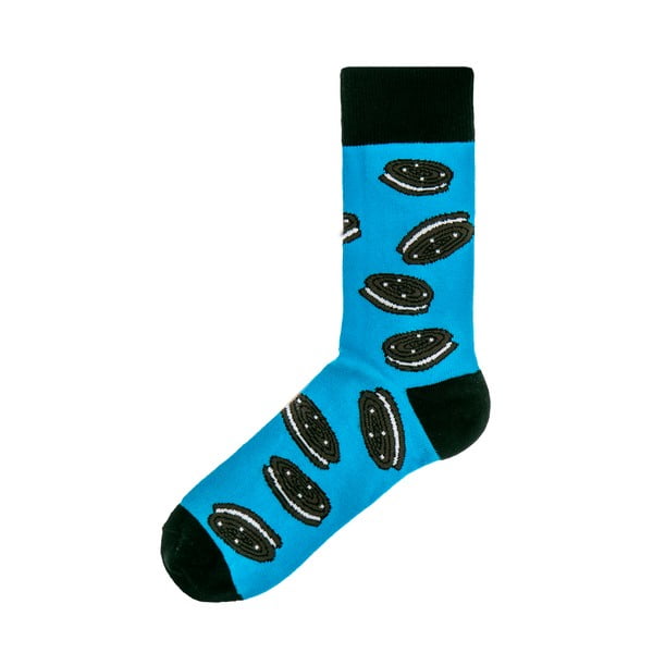 Oreo kék férfi zokni, méret 41 - 45 - Funky Steps