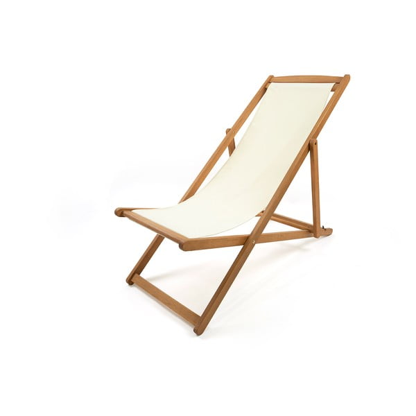 June bézs akácfa összecsukható kerti napozószék - Bonami Essentials-image-3