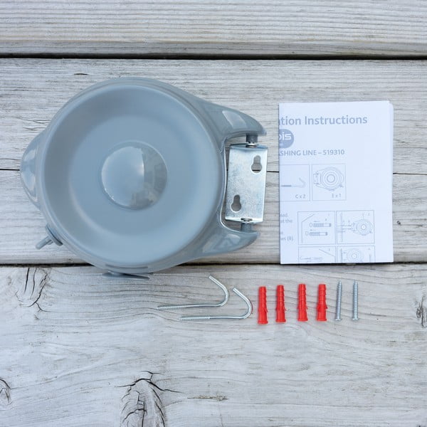 Szürke fali ruhaszárító 30 m – Addis-image-3