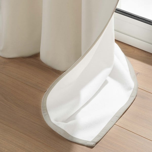 Bézs mikroszálas termo függöny 135x260 cm Micropolar – douceur d'intérieur-image-3