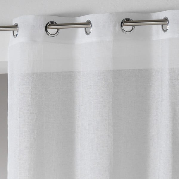 Fehér átlátszó függöny 140x280 cm Telma – douceur d'intérieur-image-3