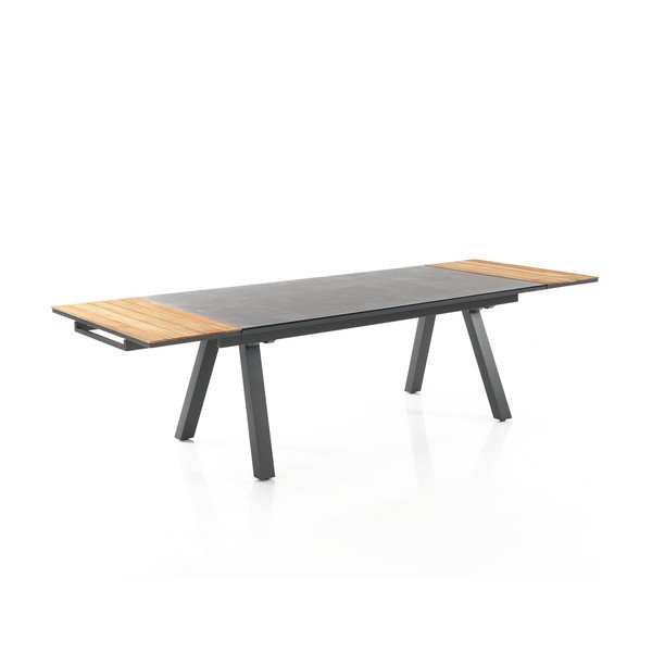 Alumínium kerti étkezőasztal 100x200 cm Thilia – Tomasucci-image-1