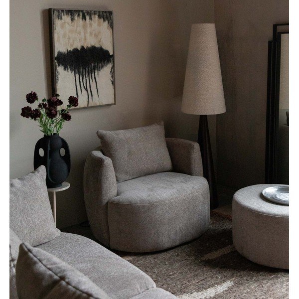 Világosbarna fotel Rocca – Dutchbone-image-3