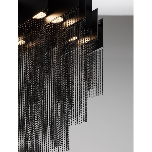 Matt fekete acél LED dimmelhető függőlámpa Revια – Nova Luce-image-2