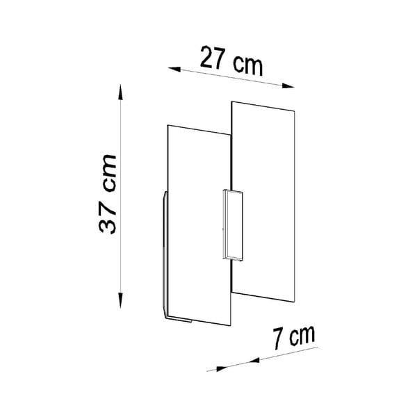 Fehér fali lámpa Veronica – Sollux-image-2