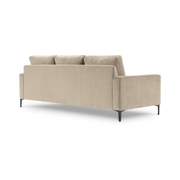 Harmony bézs bársony kanapé, 220 cm - Kooko Home-image-3