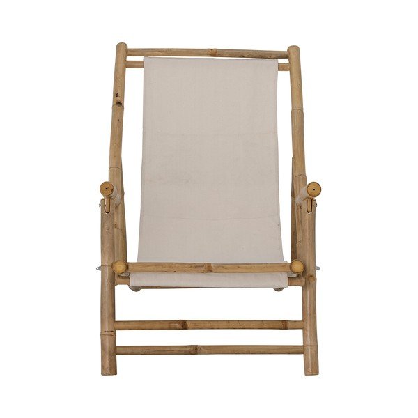 Fehér-natúr színű bambusz kerti napozóágy Korfu – Bloomingville-image-4