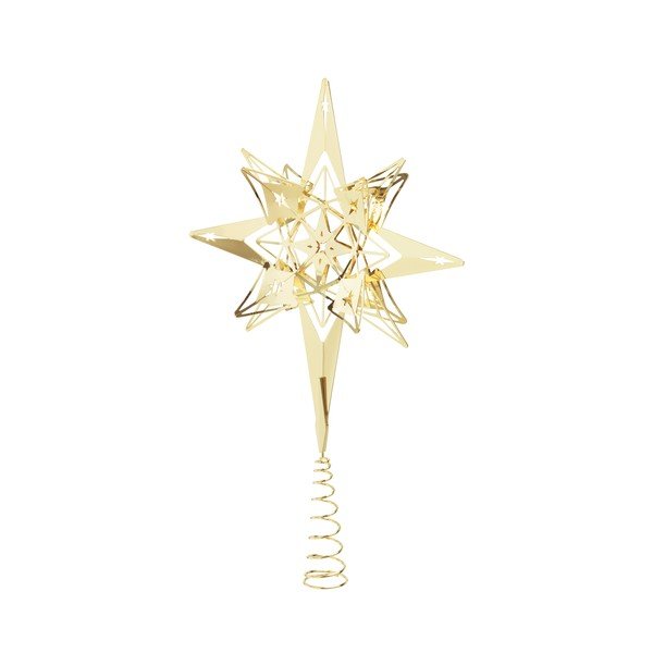 Aranyszínű karácsonyfa csúcsdísz - Kähler Design-image-2