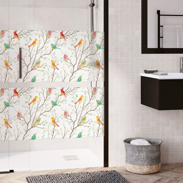 Ablakmatrica 200x40 cm Birds in the Forest – Ambiance-image-4