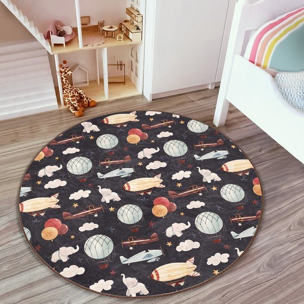 Gyerek szőnyeg ø 100 cm Comfort – Mila Home-image-3