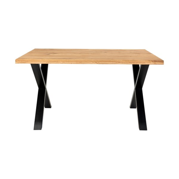 Toulon étkezőasztal tömör tölgyfa asztallappal, 140 x 95 cm - House Nordic-image-3