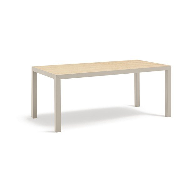 Étkezőasztal tölgyfa asztallappal 75x180 cm Alma – Teulat