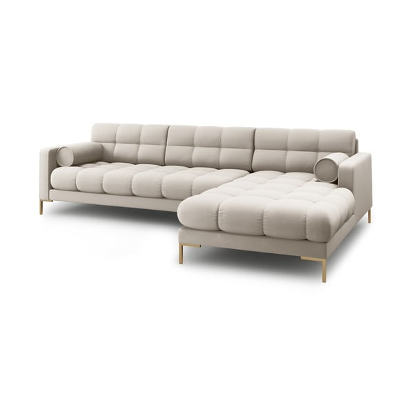 Bézs sarokkanapé (jobb oldali) Bali – Cosmopolitan Design-image-4