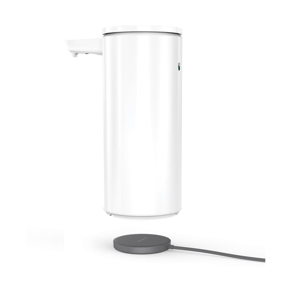 Fehér automata fém szappanadagoló 414 ml – simplehuman-image-4