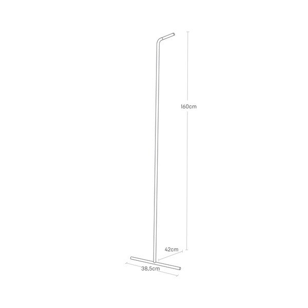 Fehér fém fali ruhatartó állvány Tower – YAMAZAKI-image-3