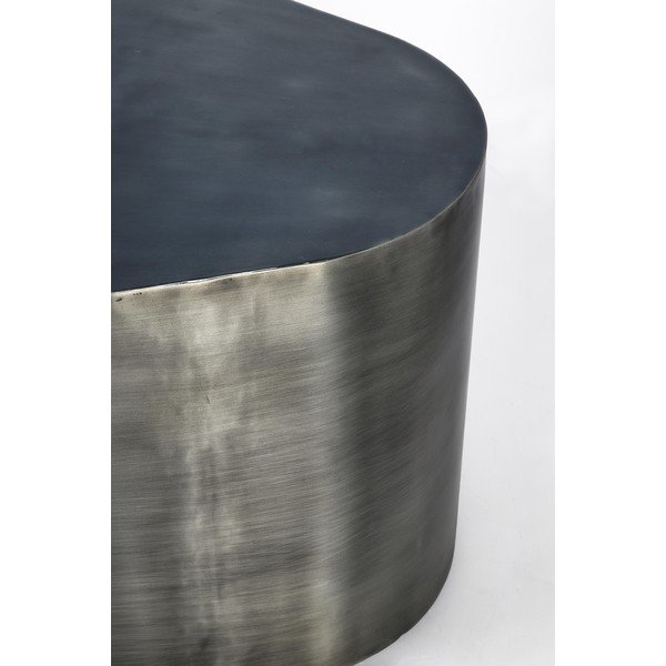 Antracitszürke fém dohányzóasztal szett 2 db-os 59x60 cm Kalinda – Bizzotto-image-4