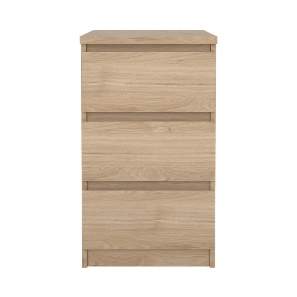 Natúr színű komód tölgyfa dekorral 40x70x50 cm Naia – Tvilum