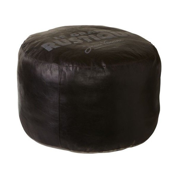 Texas Black bőr puff - Canett-image-1