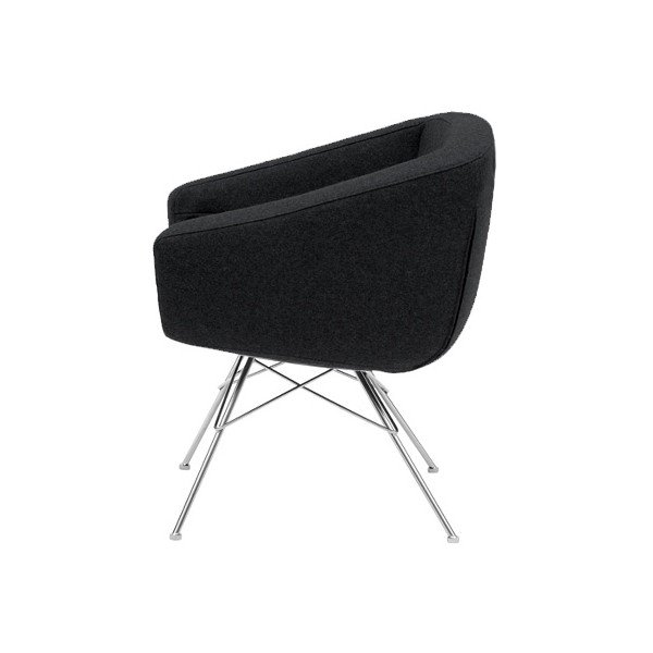 Aiko antracitszürke fotel - Softline-image-3