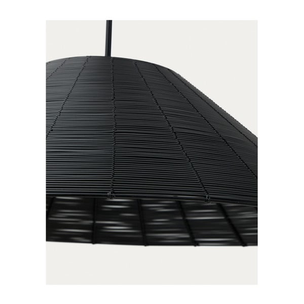 Fekete lámpabúra ø 70 cm Saranella – Kave Home-image-3