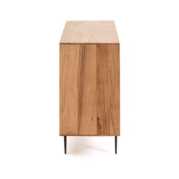 Delsie akácfa komód, 147 x 81 cm - Kave Home-image-3