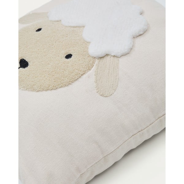 Pamut gyerek párnahuzat 45x45 cm Milu – Kave Home-image-3