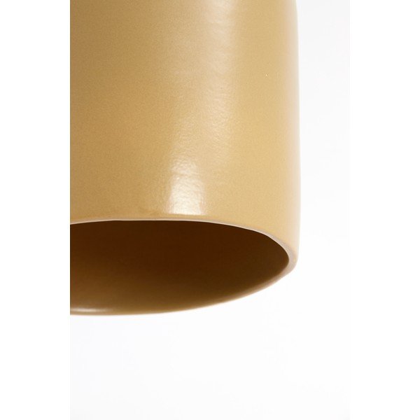 Barna mennyezeti lámpa kerámia búrával ø 18 cm Dena – Light & Living-image-4