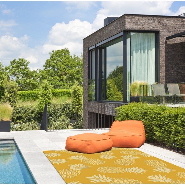 Ananas sárga kültéri szőnyeg, 160 x 230 cm - Floorita-image-1