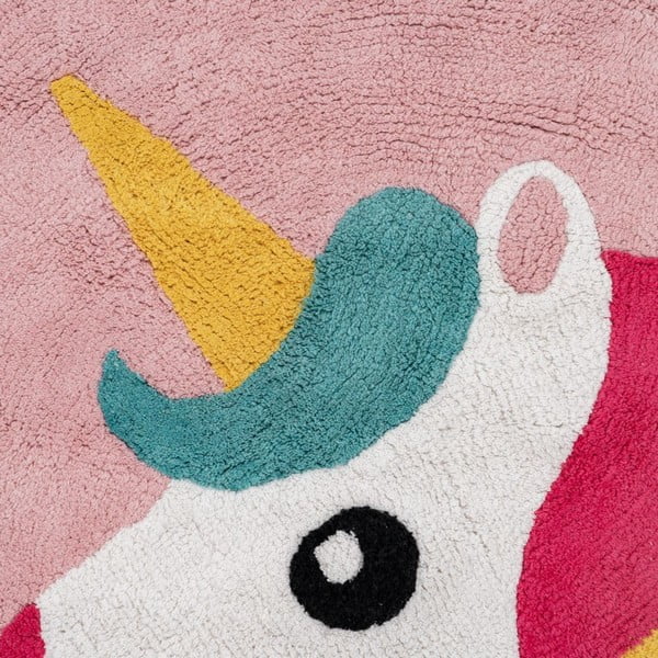 Pamut gyerek szőnyeg ø 100 cm Unicorn – Ixia-image-3