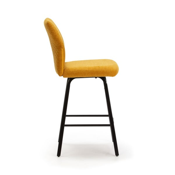 Mustársárga bárszék szett 4 db-os 65 cm Bei – Marckeric-image-4