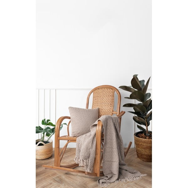 Újrahasznosított pamut takaró 130x170 cm Alpana - Tiseco Home Studio-image-1