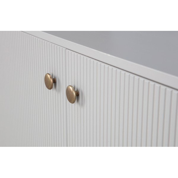 Világosszürke borovi fenyő moduláris könyvespolc 78x200 cm Madu – WOOOD-image-2