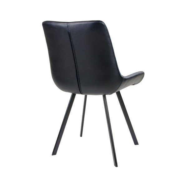 Fekete étkezőszék szett 2 db-os Memphis – House Nordic-image-3