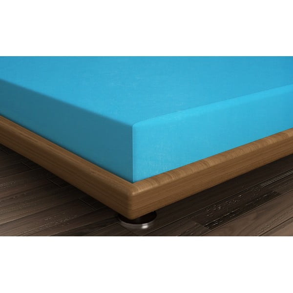 Kék gumis pamut lepedő 160x200 cm - Mijolnir-image-1