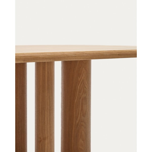 Étkezőasztal kőrisfa dekorral 105x220 cm Mailen – Kave Home-image-2