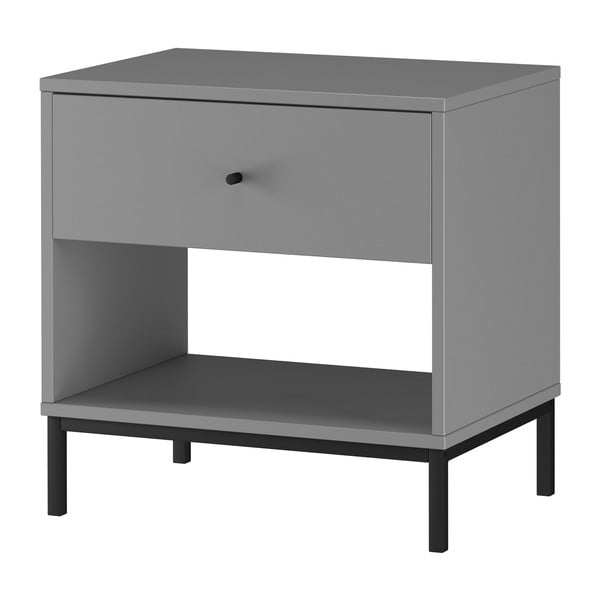 Szürke éjjeliszekrény Celine – Støraa-image-2