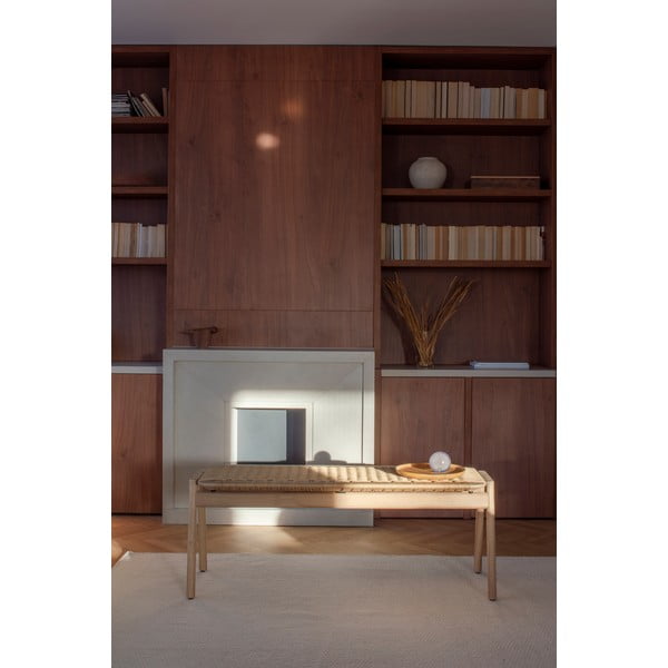 Natúr színű pad Klupa – Gazzda-image-1