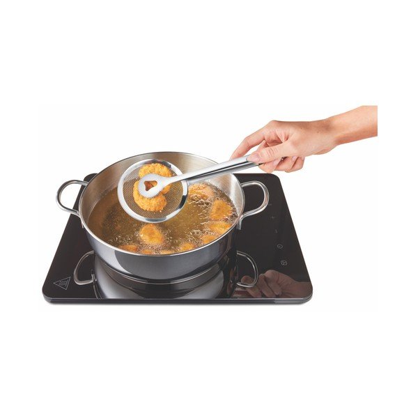 Tongs rozsdamentes acél sültszedő kanál - Metaltex-image-1